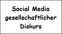 Artikel zu Social Media und gesellschaftlicher Diskurs Artikel zu Social Media und gesellschaftlicher Diskurs