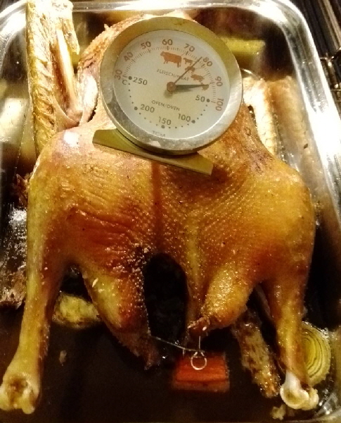 Stressfreie Weihnachtsgans Niedriggarmethode Stressfreie Weihnachtsgans Niedriggarmethode