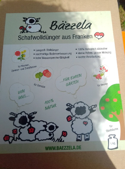 Bäzzela - Schafwolldünger aus Franken - Altenkunstadt